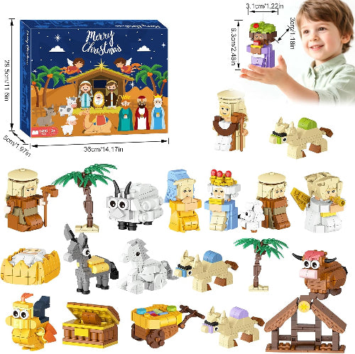 Nativity Scene 24-Day Advent Calendar