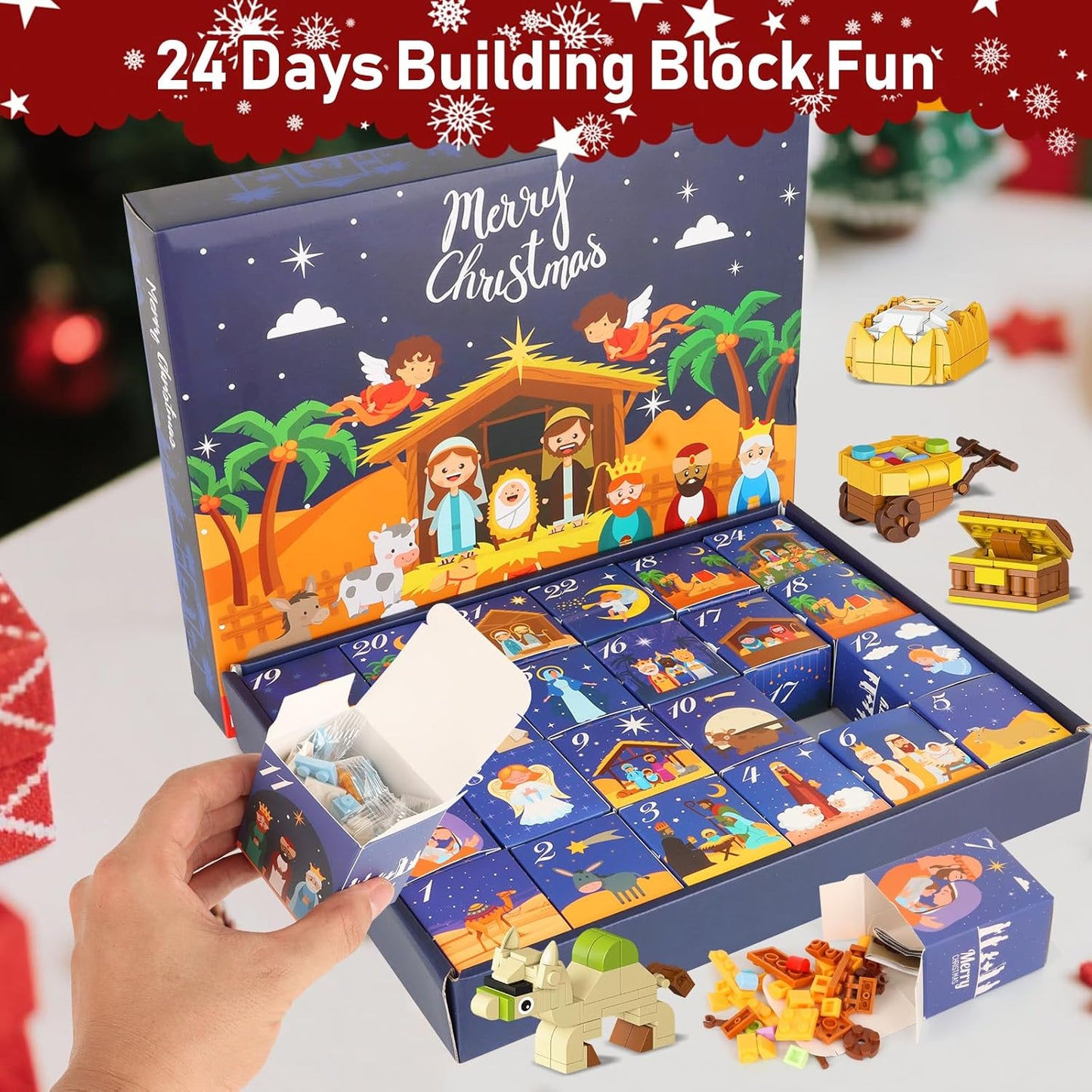 Nativity Scene 24-Day Advent Calendar