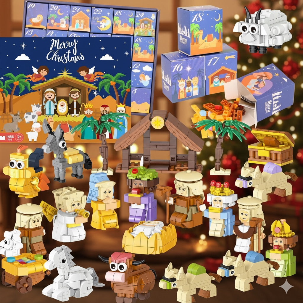 Nativity Scene 24-Day Advent Calendar